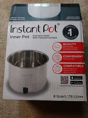 OEM Instant Pot Inner Stainless 8QT Liner  Insert Replacement Part IP-DUO80 • $33