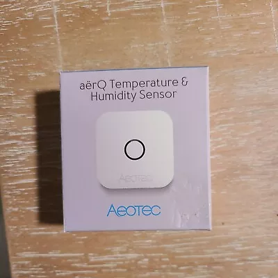 AEOTEC Z-Wave AerQ Temperature And Humidity Sensor ZWA039-C • $39.99