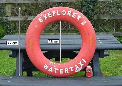 Used Old Life Ring Buoy 77cm Lifebuoy  PERRYBUOY - FREE DELIVERY • £72.95