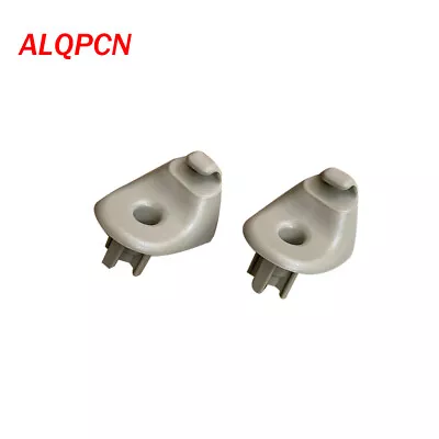 New 2 PCS Beige Front Sun Visor Holder Clips Fit Silverado Tahoe Yukon 1999-2006 • $19.99