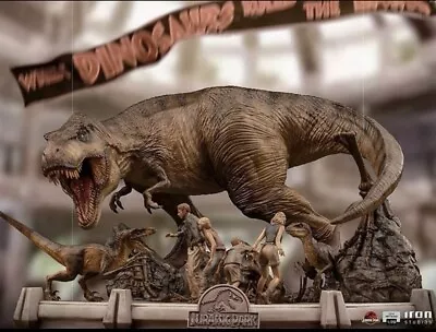 Iron Studios Final Scene Jurassic Park T-Rex Statue ( Sold Out ) • $1200