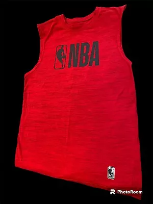 NBA Men’s Soft Active Sleeveless S Tank Top T-Shirt Red MARCH MADNESS Basketball • $12