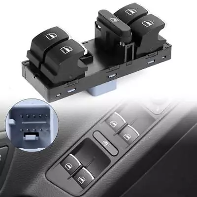 LH Driver Power Window Door Switch For VW Volkswagen Tiguan/Golf/Jetta/CC/Passat • $11.98