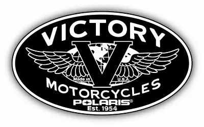 Victory Motorcycles Polaris Logo Ar Bumper Sticker Decal - 3'' 5'' 6'' Or 8'' • $3.50