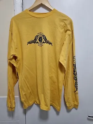 OP Ocean Pacific Vintage T-Shirt Men's Size XL Long Sleeve Top Yellow  • £48.99