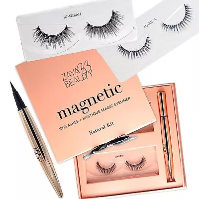 ZAYA BEAUTY Magnetic Eyelash+Mystique Magic Eyeliner Kit (Natural) • $24.99