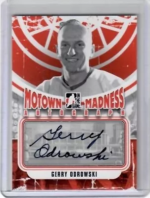 2012-13 ITG Motown Madness Gerry Odrowski Auto Card Detroit Red Wings • $7.95