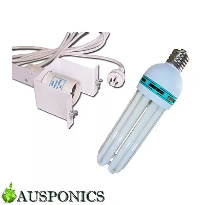 130W DUAL 2700K/6400K CFL GROW LIGHT + E39 Lamp Holder Hydroponics Lighting Kit • $78.99