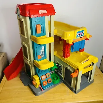 Fisher Price Parking Garage With Sounds 1999 - Vintage Toy Rare Version • $62.24