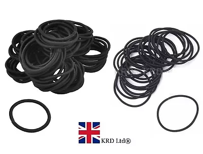 £2.73 • Buy BLACK HAIR BANDS Elastics Bobbles Kids Girls School Ponies Ties Accessory Lot UK