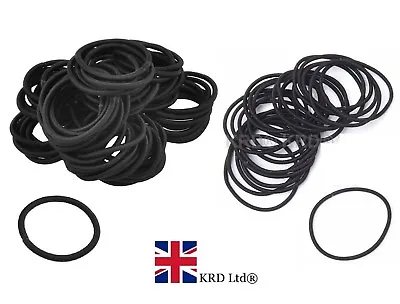 BLACK HAIR BANDS Elastics Bobbles Kids Girls School Ponies Ties Accessory Lot UK • £4.10