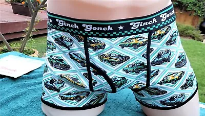 GG-124 Vintage Circa 2007 GINCH GONCH Muscle Car Boxer Brief Trunk Large GAY • $35.95