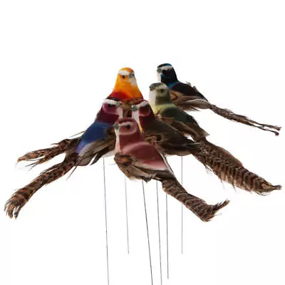 Factory Direct Craft Assorted Artificial Sparrow Mushroom Birds | 12 Birds • $38.63