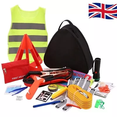£27.99 • Buy Car Emergency Tool Kit Roadside Assistance Auto Car Safety Kit Car Breakdown Kit