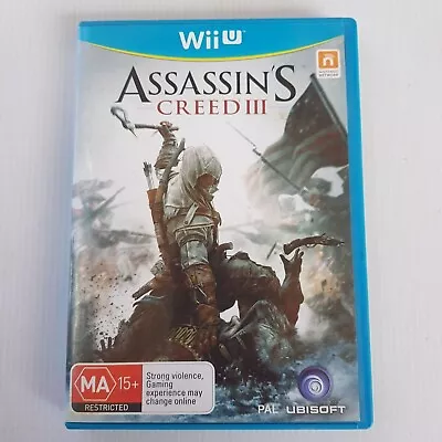 Assassins Creed III - Nintendo Wii U Game • $11.99