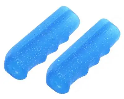 Cruiser Cushion Vintage Schwinn Stingray Bicycle Hadlebar Blue Glitter Grips. • $10.99