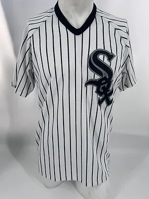 Chicago White Sox Pinstripe Jersey Vintage Rawlings Mens M ( READ) • $25