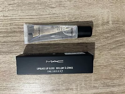 M.A.C MAC Lipglass Lip Gloss 'clear' 15ml Full Size New & Boxed RRP £18.00 • £12.99