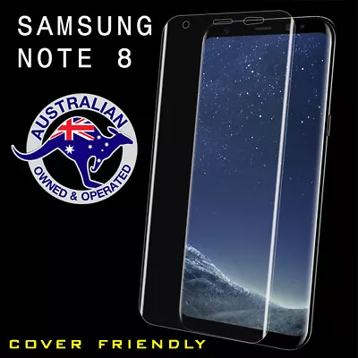 2 Samsung Note 8 Case Friendly TPU Screen Protectors Genuine Melbourne • $6.95