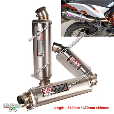 Motorcycle Universal 51mm Exhaust Tips Pipe Muffler DB Killer 310mm 370mm 440mm • $68