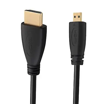 High Speed Micro V1.4 HDMI Cable 4K HD 3D ARC Ethernet For PS3 PS4 XBOX ONE SKY • £3.95