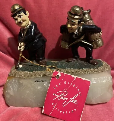 Laurel And Hardy Fore By Ron Lee Limited Edition Sculpture 1988 101/2500 Vintage • £65