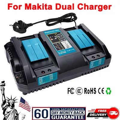 BL1830 Charger For Makita DC18RC Charger 18V BL1860 BL1840 LXT Charger USA STOCK • $30.99