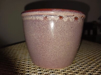 $18.95 • Buy Vintage Ceramic Planter House Plant Or Bonsai Pot Brown With Drainage