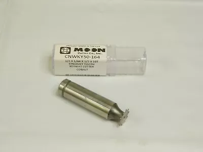 Moon Cutter 1/2  Diameter 1/64  Wide HSS KeySeat Cutter CNWKY50-164 • $25.50