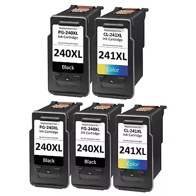 PG-240XL CL-241XL Ink Cartridge For Canon 240 241 PIXMA MG2120 MG2220 MG3120 Lot • $21.18