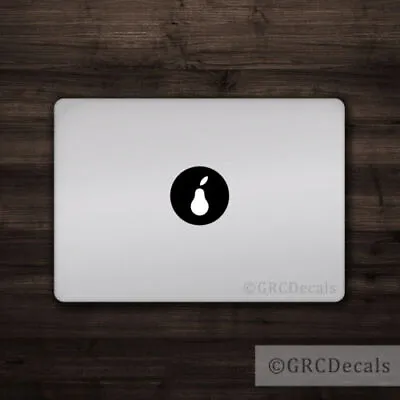 Pear - Mac Apple Logo Cover Laptop Vinyl Decal Sticker Macbook Unique Fruit Logo • $4