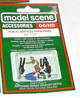 ⭐NEW Modelscene 5123 Public Services Figures Personnel Suit Hornby Etc OO Gauge • £7.49