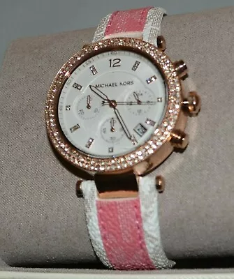 $77.97 • Buy Michael Kors Mk6951 Parker Rose Gold Chronograph  Watch 