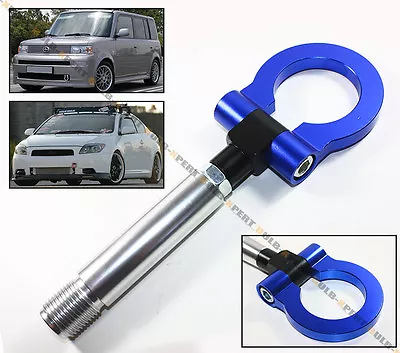 $36.40 • Buy BLUE JDM BILLET FOLDING RING SCREW ON BUMPER TOW HOOK FOR SCION XB TC XA XD IQ