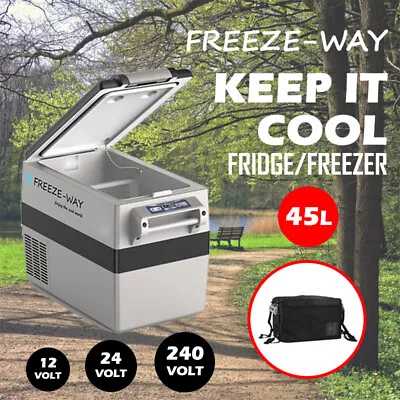 $328.06 • Buy Freeze-Way 45L Car Portable Fridge Freezer Cooler Camping Caravan W/H Carry Bag