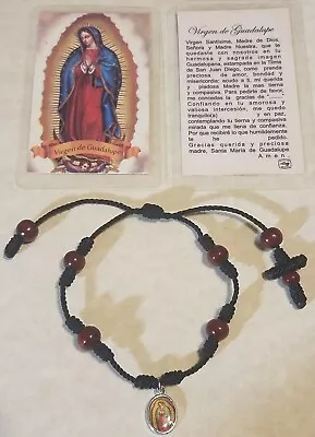 Our Lady Of Guadalupe String Bracelet /pulcera De La Virgen De Guadalupe De Hilo • $10.99