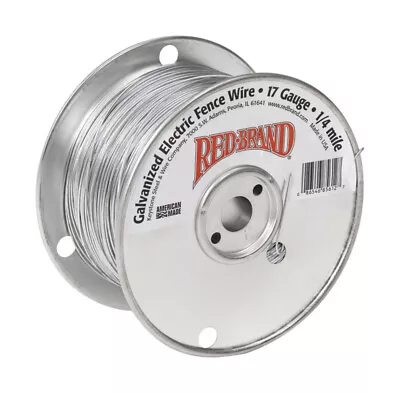 Red Brand 85612 Silver Galvanized Steel Electric-Powered Fence Wire 1320 Ft. • $38.48