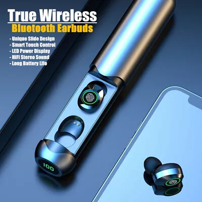 TWS Pro Wireless Bluetooth 5.3 Earphones Stereo For IPhone Samsung Mini Earbuds • $19.92