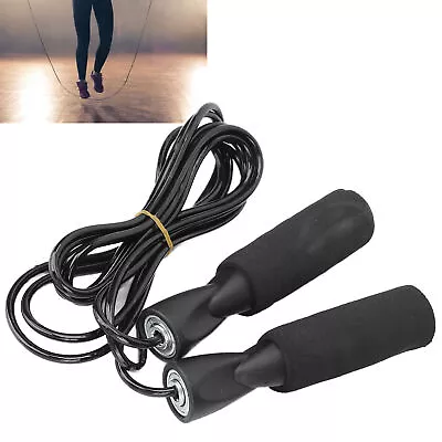 Unisex Fitness Jump Rope Adjustable Competition Skipping Rope For • $13.15