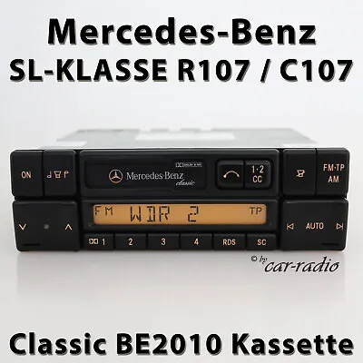 Genuine Mercedes Classic BE2010 Becker R107 Radio SL-Class C107 Cassette Radio • $243.36
