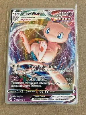 2023 Pokemon World Championships MEW VMAX #114 Fusion Strike • $2.25