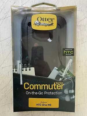 New In Box Otterbox Commuter HTC One M9 Black Lavender Turquoise • $2