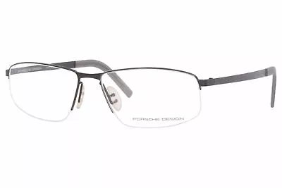 $79.95 • Buy Porsche Design Men's Eyeglasses P8284 P/8284 A Black Half Rim Optical Frame 59mm