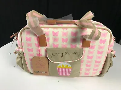 £45 • Buy Pink Lining Yummy Mummy Changing Bag - Pink Butterflies