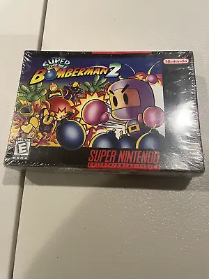 Super Bomberman 2 Super Nintendo SNES Complete NEW FACTORY SEALED NEAR-MINT • $261