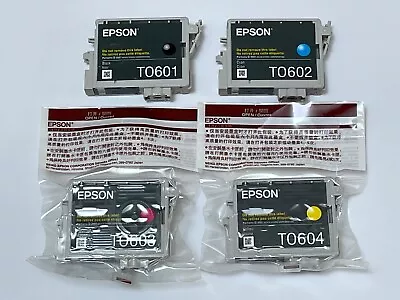 Genuine Set 4 Epson #60 T0601-t0604 Ink Stylus C68/c88 Cx3800/cx7800  • $5.99