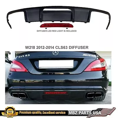 CLS63 AMG Diffuser Rear Bumper CLS550 2012 2013 2014 CLS63 CL600+ Red Led Light • $199