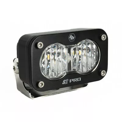 Baja Designs S2 Pro Black LED Auxiliary Light Pod - Wide Cornering - Clear - Uni • $180.95