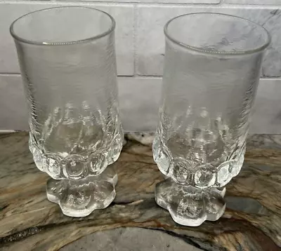 Franciscan Tiffin  Madeira Clear  Vintage Iced Tea Glasses Set Of Two Pre-owned • $20