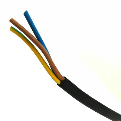 £33.75 • Buy Black Pond Electrical Cable HO5VV-F 0.75mm Outdoor Garden PVC Flexible 3-Core
